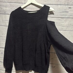 Moussy sweater one shoulder open